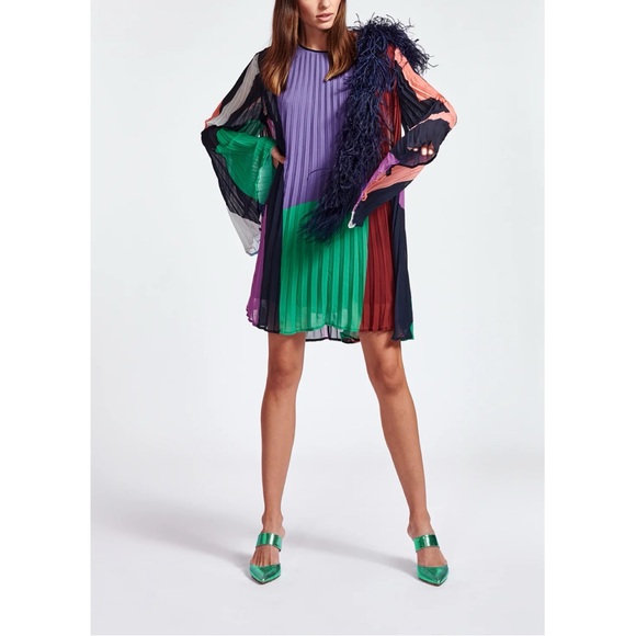 NWT Essentiel Antwerp Zisse Pleated Swing Dress size Small - Picture 6 of 8